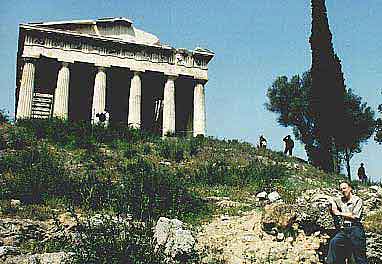 Gavin at the Hephaisteion