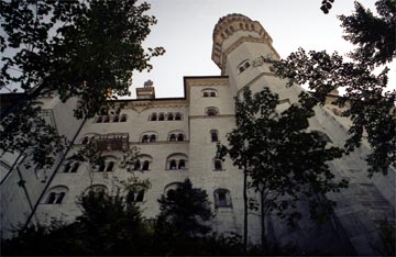 Back of Schloss Neuschwanstein
