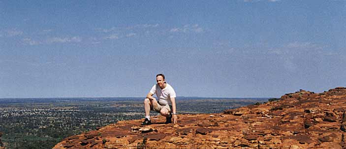 Gavin on top of the world